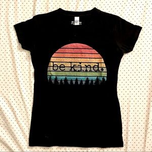 “Be Kind.” Juniors Graphic Tee